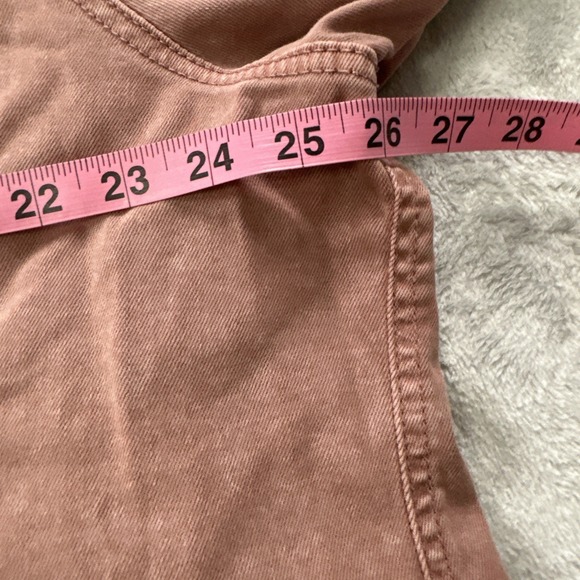 Maurices Women Button Denim Jacket Plus Size 3X Dusty Rose Pink 3 Season Coat - Picture 7 of 10